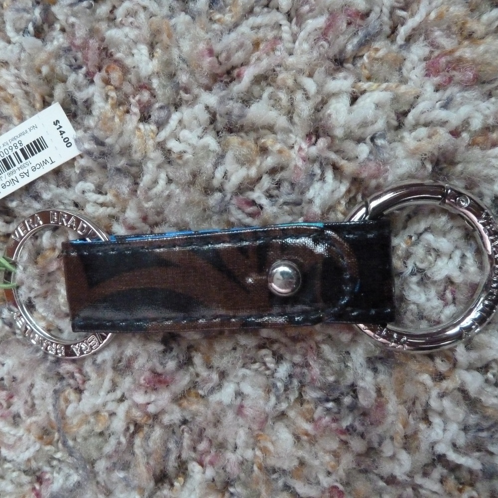 Vera Bradley Twice As Nice Key Chain